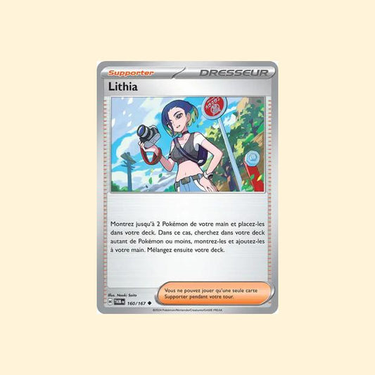 Carte Pokémon Lithia 160/167 - Mascarade Crépusculaire - Français