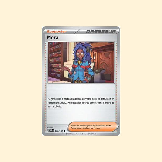 Carte Pokémon Mora 161/167 - Mascarade Crépusculaire - Français