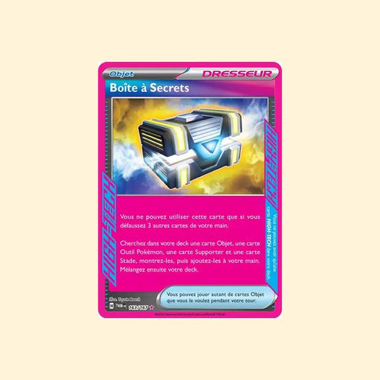 Carte Pokémon Boîte à Secrets 163/167 - Mascarade Crépusculaire - Français