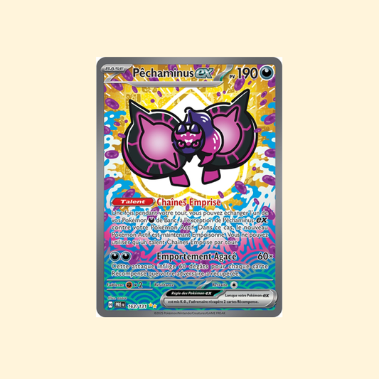 Carte Pokémon Pêchaminus ex PRE 163/180 - Évolutions Prismatiques - Français