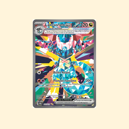 Carte Pokémon Lanssorien ex PRE 165/180 - Évolutions Prismatiques - Français