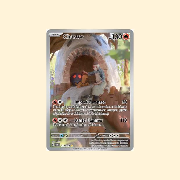 Carte Pokémon Chartor 172/167 - Mascarade Crépusculaire - Français