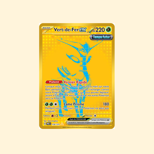 Carte Pokémon Vert-de-Fer ex PRE 176/180 - Évolutions Prismatiques - Français