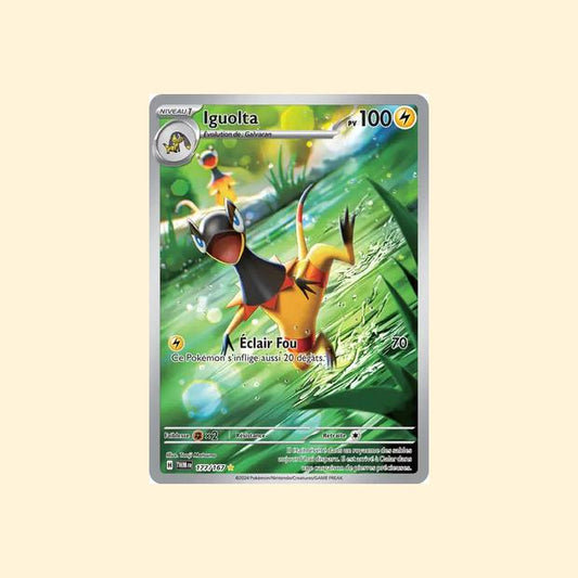 Carte Pokémon Iguolta 177/167 - Mascarade Crépusculaire - Français