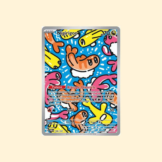 Carte Pokémon Nigirigon 186/167 - Mascarade Crépusculaire - Français