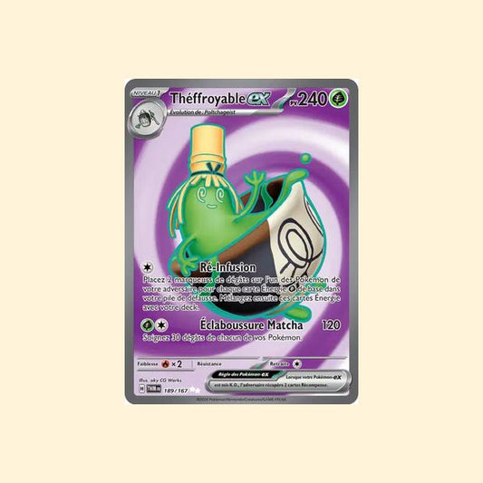 Carte Pokémon Théffroyable ex 189/167 - Mascarade Crépusculaire - Français