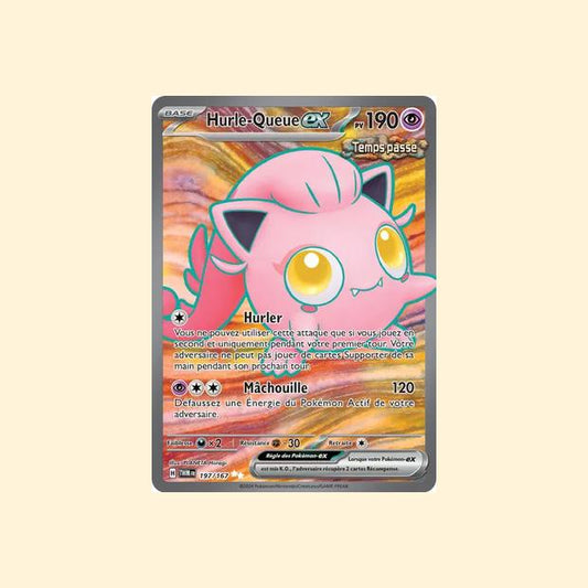 Carte Pokémon Ogerpon Masque de la Pierre ex 199/167 - Mascarade Crépusculaire - Français