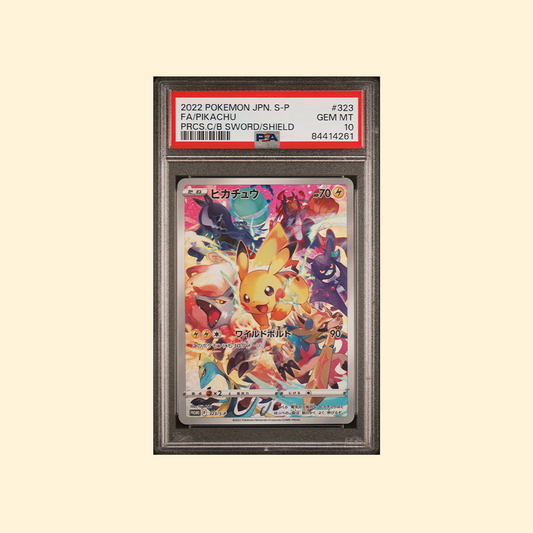 2022 Pokemon Japanese S Promo #323 Fa / Pikachu Prcs. C B Sword Shield PSA 10 [JP]