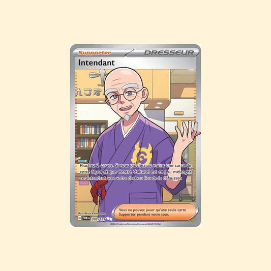Carte Pokémon Intendant 203/167 - Mascarade Crépusculaire - Français