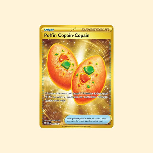 Carte Pokémon Poffin Copain-Copain 223/167 - Mascarade Crépusculaire - Français