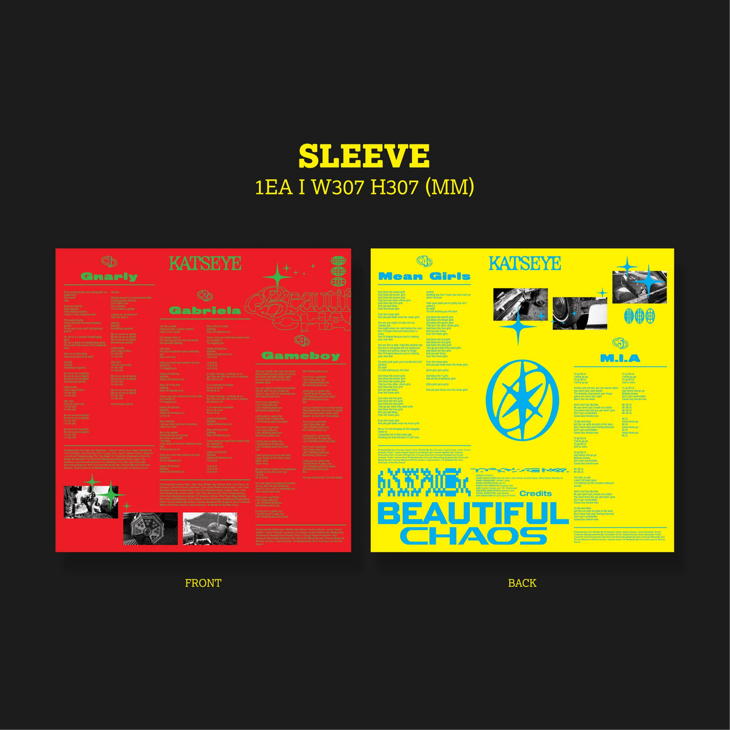 Katseye - Beautiful Chaos - Vinyle exclusivité store + Carte dédicacée