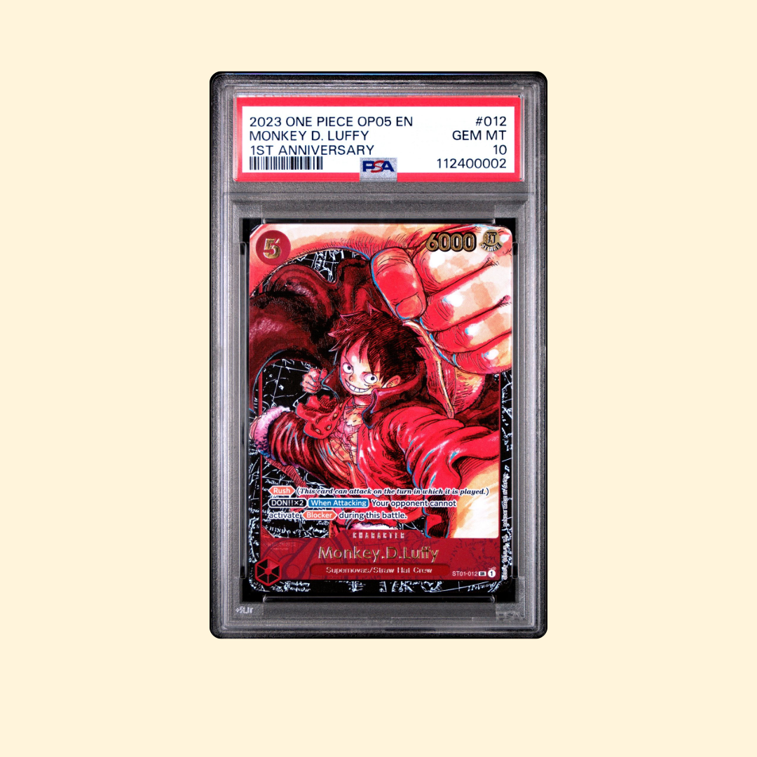 Carte One Piece Monkey D. Luffy ST01-012 SR PSA 10 [EN] 2023 AWAKENING OF THE NEW ERA OP05