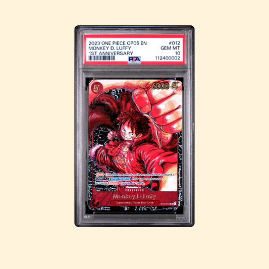Carte One Piece Monkey D. Luffy ST01-012 SR PSA 10 [EN] 2023 AWAKENING OF THE NEW ERA OP05