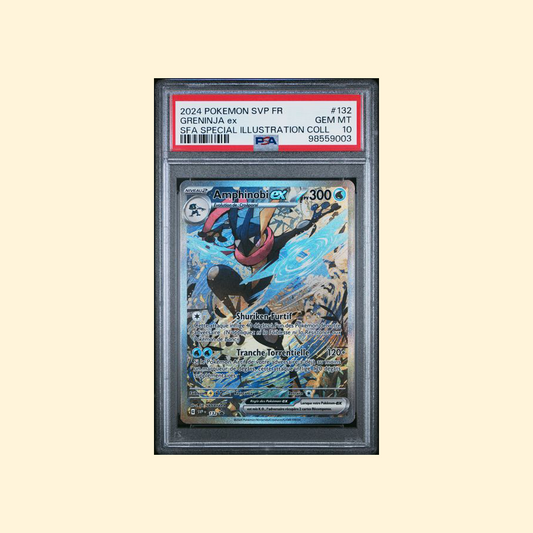 2024 Pokemon Français Svp Fr-Sv Black Star Promo #132 Greninja amphinobi Ex Sfa Special Illustration PSA 10 [FR]