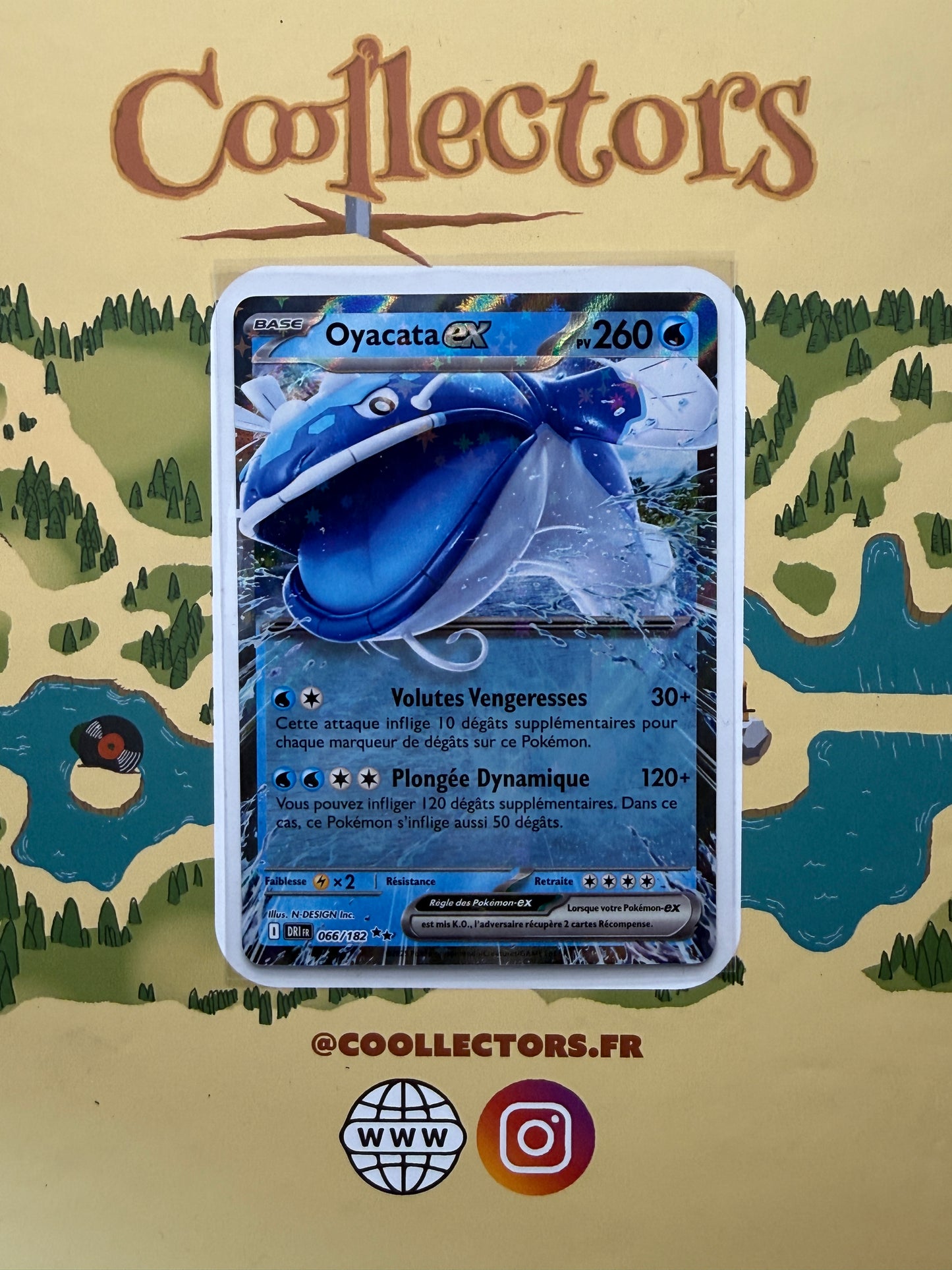 Oyacata-ex • 066/182 • Holo Rare [FR]