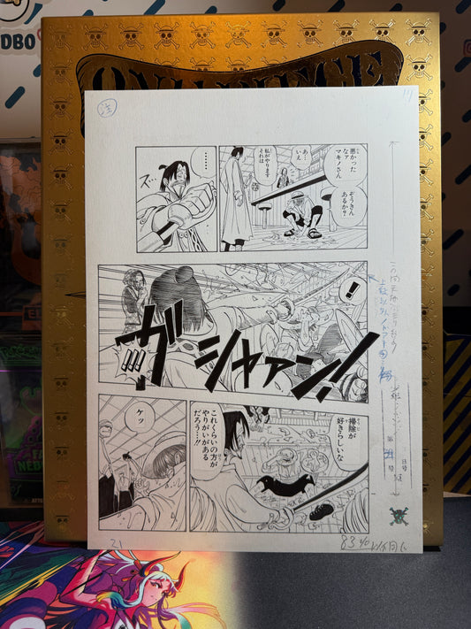 Page Originale imprimé One Piece Tome 1 P 21 Nb Edition Limitée : Romance Dawn – L’Aube de l’Aventure