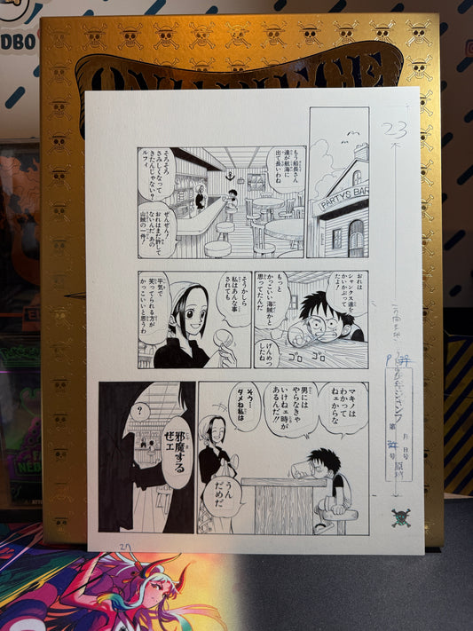 Page Originale imprimé One Piece Tome 1 P 27 Nb Edition Limitée : Romance Dawn – L’Aube de l’Aventure