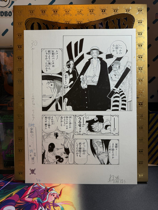 Page Originale imprimé One Piece Tome 1 P 34 Nb Edition Limitée : Romance Dawn – L’Aube de l’Aventure