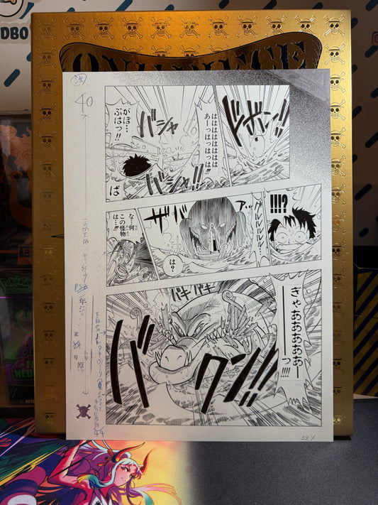 Page Originale imprimé One Piece Tome 1 P 44 Nb Edition Limitée : Romance Dawn – L’Aube de l’Aventure