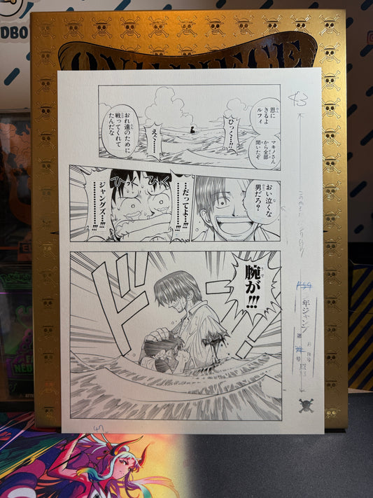 Page Originale imprimé One Piece Tome 1 P 47 Nb Edition Limitée : Romance Dawn – L’Aube de l’Aventure
