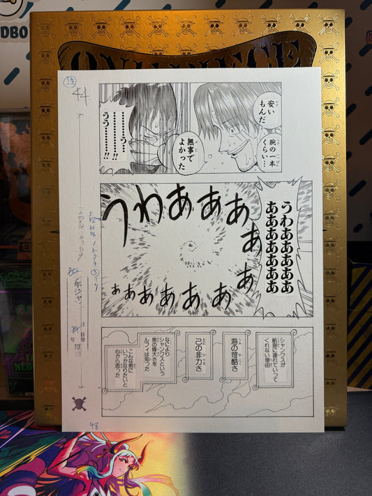 Page Originale imprimé One Piece Tome 1 P 48 Nb Edition Limitée : Romance Dawn – L’Aube de l’Aventure