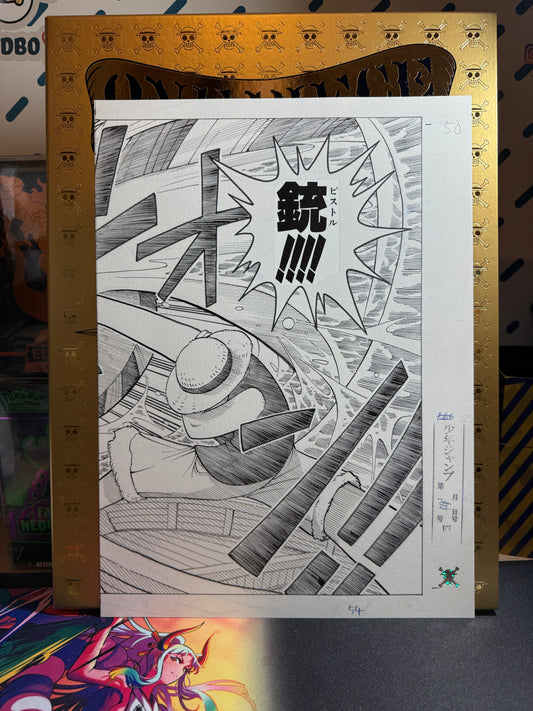 Page Originale imprimé One Piece Tome 1 P 54 Nb Edition Limitée : Romance Dawn – L’Aube de l’Aventure