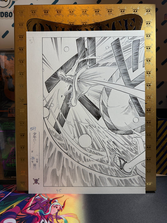 Page Originale imprimé One Piece Tome 1 P 55 Nb Edition Limitée : Romance Dawn – L’Aube de l’Aventure