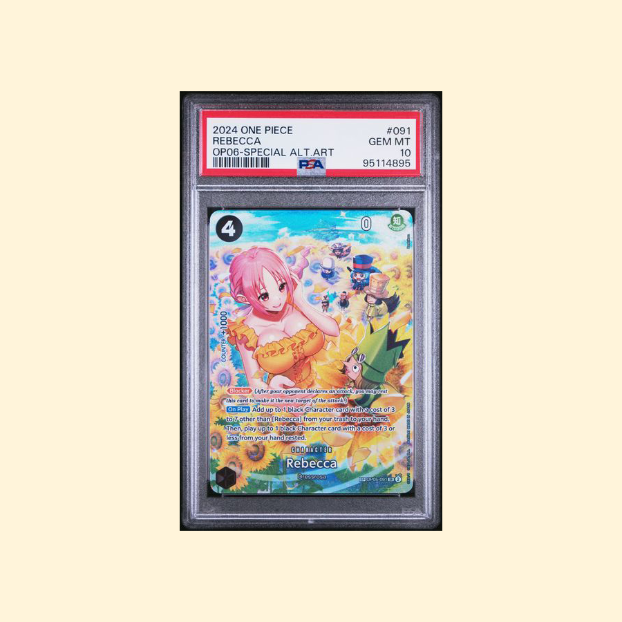 2024 One Piece Op06-Wing Of The Captain #091 Rebecca Special Alternate Art PSA 10 [EN]