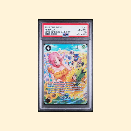 2024 One Piece Op06-Wing Of The Captain #091 Rebecca Special Alternate Art PSA 10 [EN]