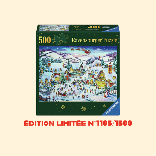 🎄 Puzzle 500 pièces – A Country Christmas (Édition Limitée 20e Anniversaire) 🎄