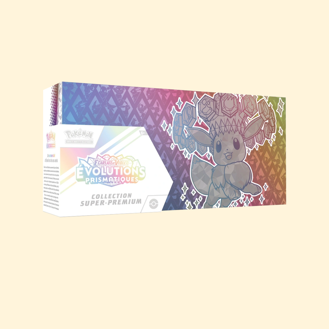 Coffret Pokémon "Collection super premium prismatiques" EV08.5 Évolutions Prismatiques - français