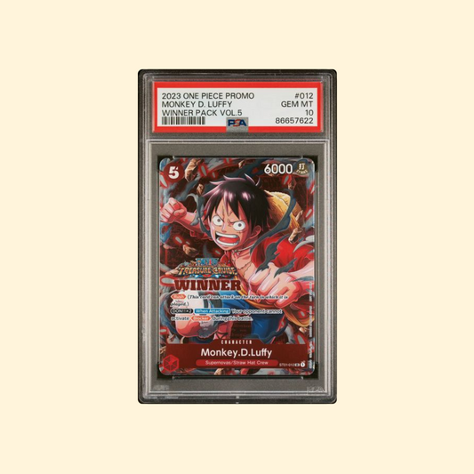 2023 One Piece Promos ST01-012 Monkey D. Luffy – Winner Pack Vol.5 PSA 10
