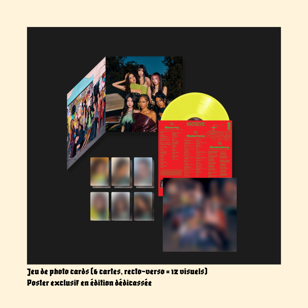 Katseye - Beautiful Chaos - Vinyle exclusivité store + Carte dédicacée