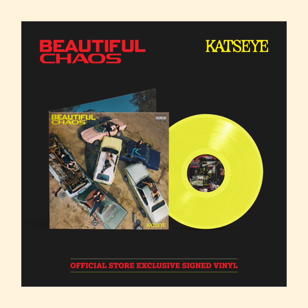 Katseye - Beautiful Chaos - Vinyle exclusivité store + Carte dédicacée