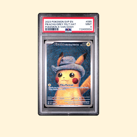 Carte Pokémon Pikachu 085 SVP PSA 9 [EN] 2023 Promo Black Star x Van Gogh