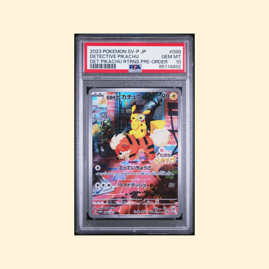 Carte Pokémon Detective Pikachu Return 098/SV-P Promo PSA 10 - Japonais