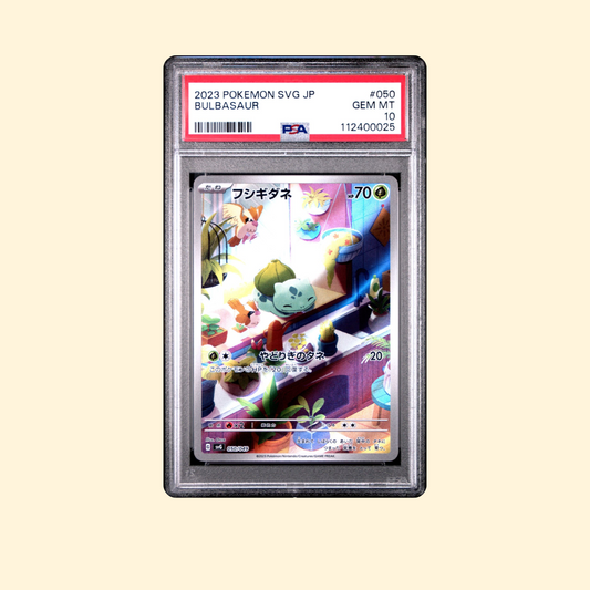 Carte Pokémon Bulbizarre 050/049 PSA 10 [JP] 2023 Deck Spécial Venusaur & Charizard