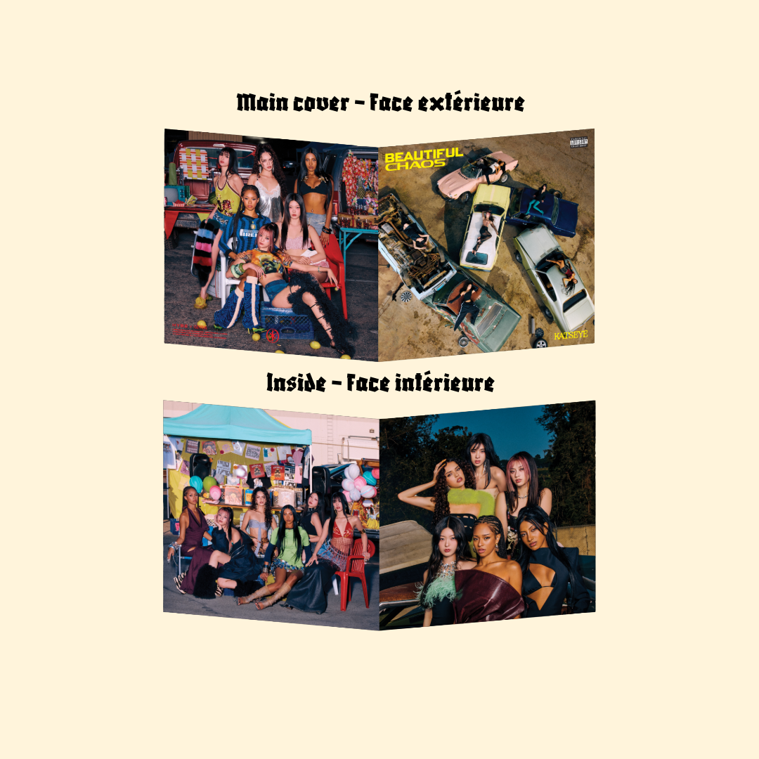 Katseye - Beautiful Chaos - Vinyle exclusivité store + Carte dédicacée