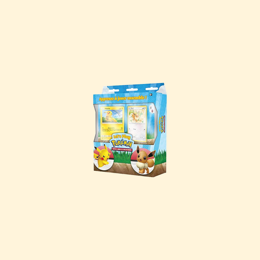 Coffret Pack 2 Decks : LET'S PLAY PIKACHU ET EVOLI promo FR