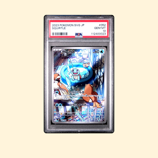 Carte Pokémon Carapuce 052/049 PSA 10 [JP] 2023 Deck Spécial Venusaur & Charizard