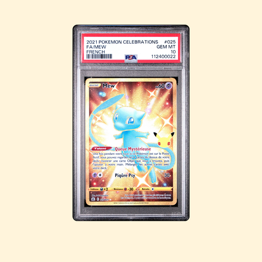 Carte Pokémon Mew 025/025 PSA 10 [FR] 2021 Célébrations des 25 ans