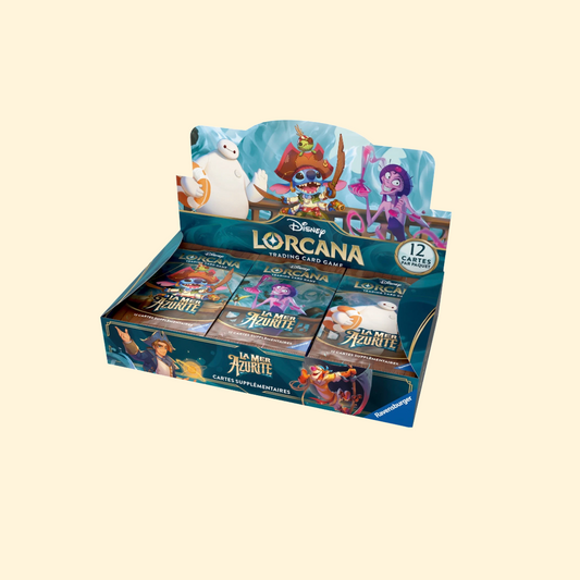 Disney Lorcana – Chapitre 6 : La Mer Azurite – Display de 24 Boosters Français