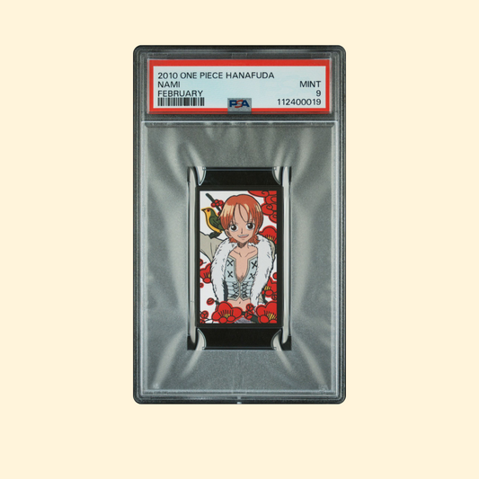 Hanafuda One Piece Nami Février PSA 9 [JP] 2010