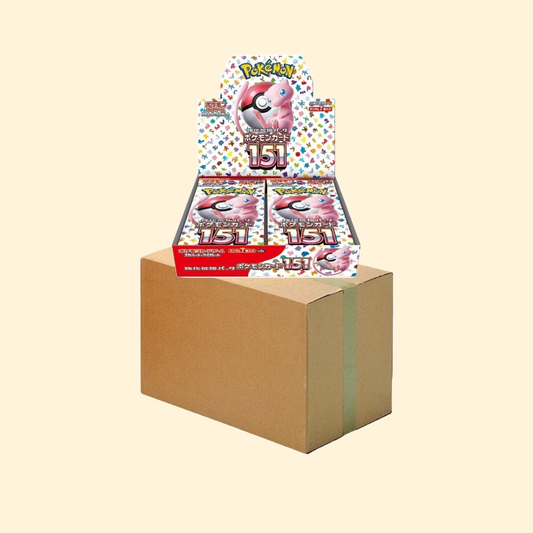 Carton Scellé – 12 Displays Pokémon Édition 151 Japonais