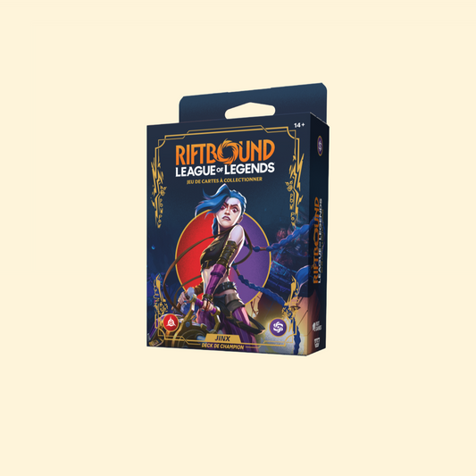 (abimé) Deck Riftbound : League of Legends TCG - Jinx - Version Française