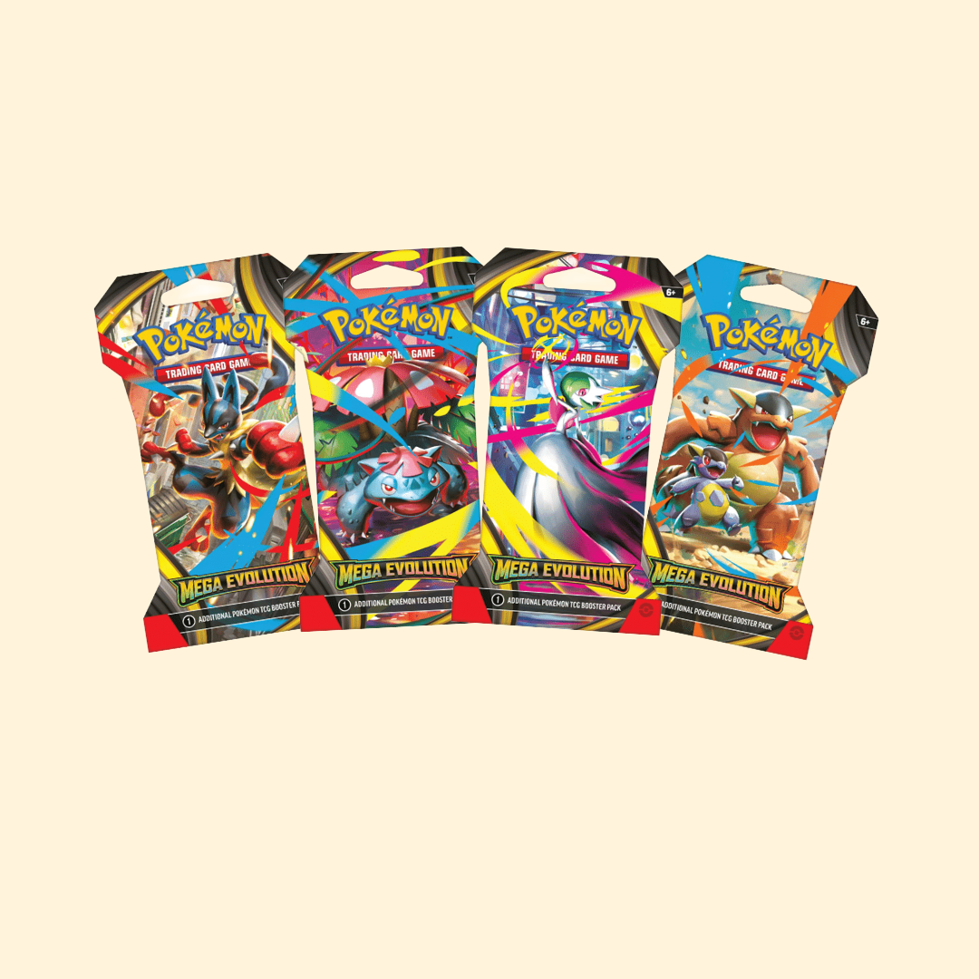 [PRÉCOMMANDE] Art Set Pokémon (4 illustrations différentes de boosters – ME01 Méga-Évolution)