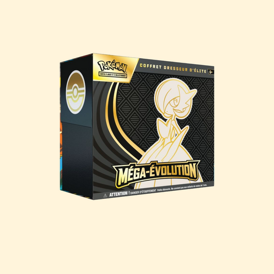 [PRÉCOMMANDE] Coffrets Pokémon Dresseur d’Élite Gardevoir – ME01 Méga-Évolution + Protections acryliques