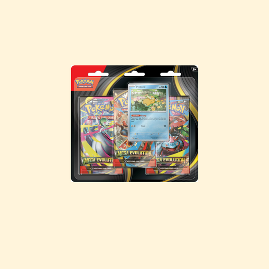 [PRÉCOMMANDE] Tripacks Pokémon (3 boosters – ME01 Méga-Évolution)