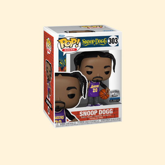 Figurine Funko Pop! Snoop Dogg #303 (Lakers Jersey) - Rocks - The Dogg House x Funko Exclusive LE15000 Pcs