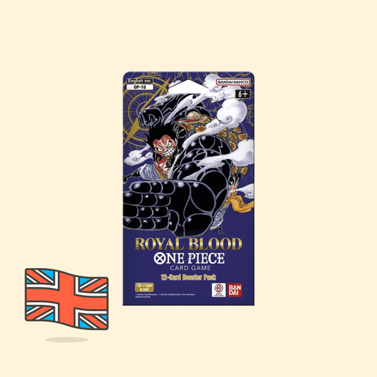 Booster blister One Piece – Royal Blood OP-10 – 12 cartes – Version Anglaise (EN)